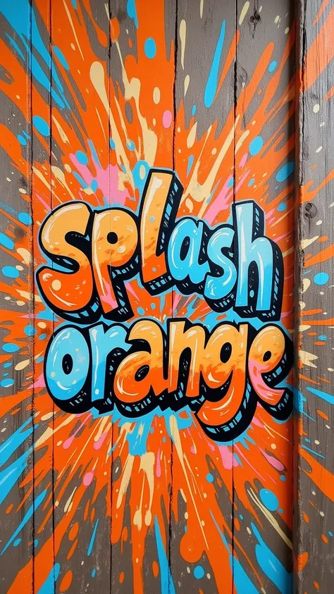 Splash Style Orange SDXL