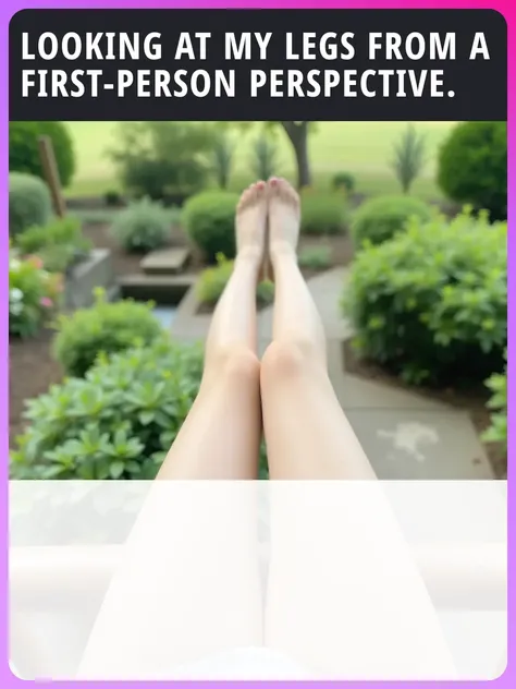 Look at the goddess's beautiful legs.