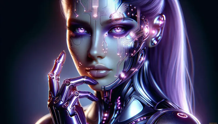 anime women cyborgs noir 8
