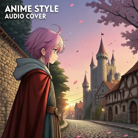 Titled Anime Style Audio Cover
