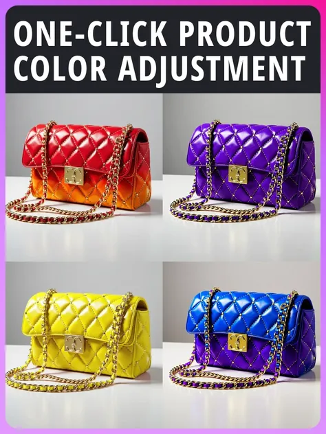 Ajuste de cor do produto com um clique