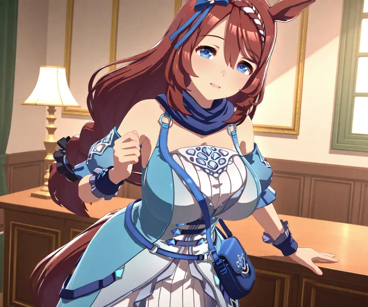Super Creek (Umamusume) in game style 3D ILL-v2 V1