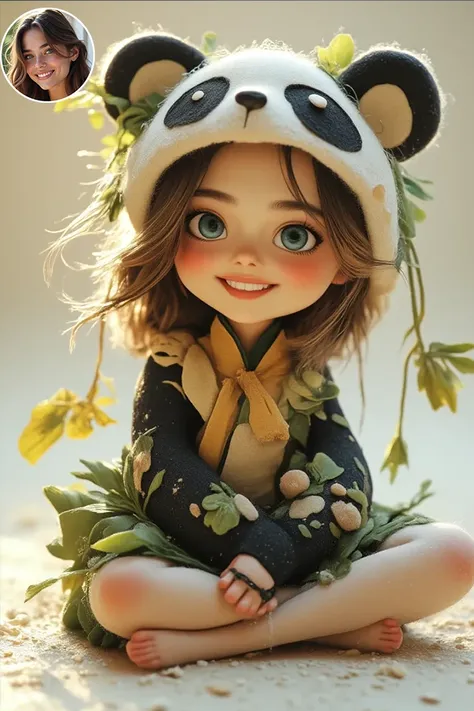 🦁🎩動物の帽子をかぶった小さな子供たち