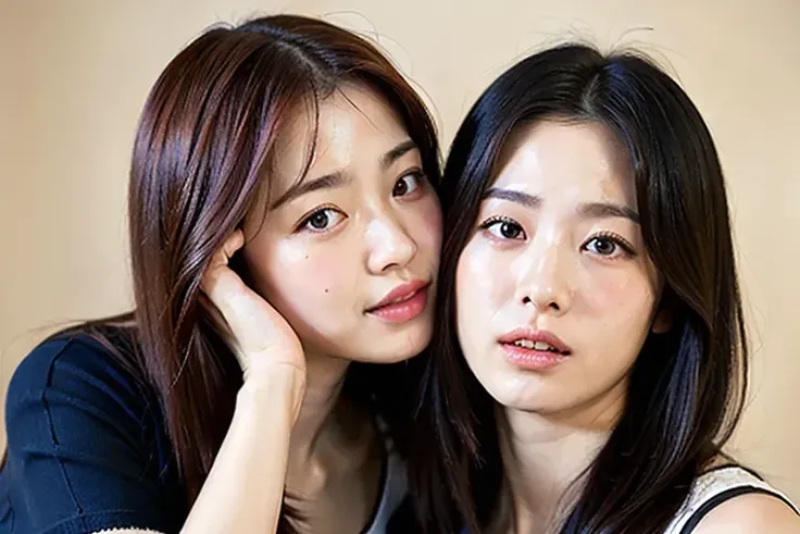 Давайте создадим портрет азиатских сестер-близнецов