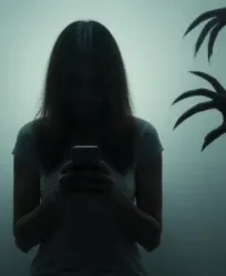 Находясь внутри дома с привидениями(видео)