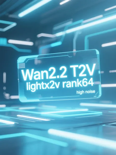 Wan2.2 T2V A14B lightx2v high noise rank?? rank??