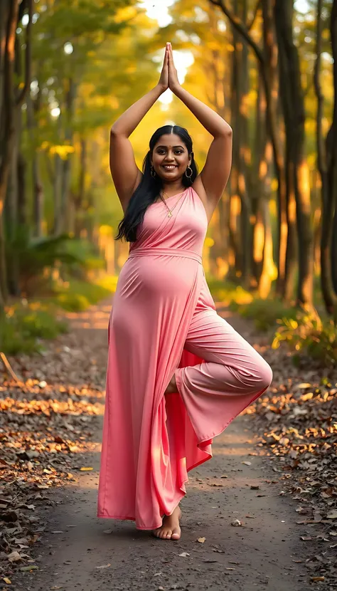 "Yoga-Pose-Generator für indische Frauen"