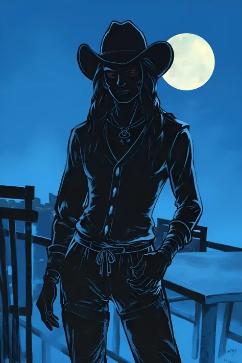 น้ำเงินตำนานรูปเงา 