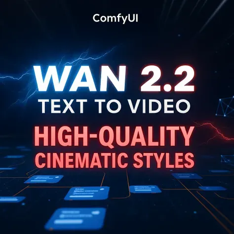 WAN 2.2 Text-to-Video - Stili Cinematografici di Alta Qualità