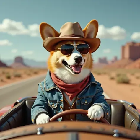 El viaje por la carretera del oeste de los vaqueros de animales