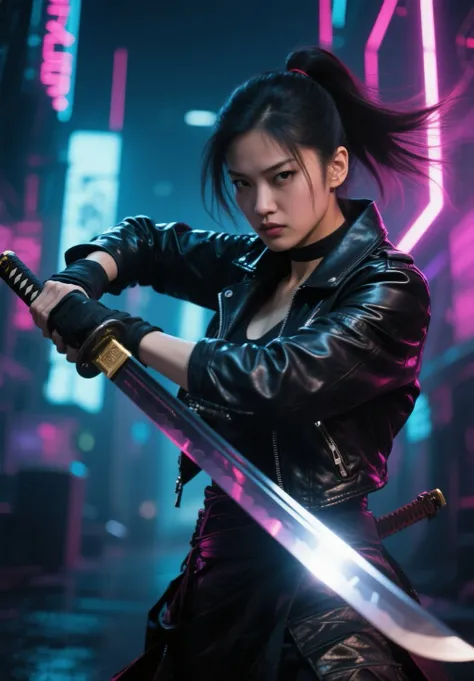 MyTest#1 Girl with a sword