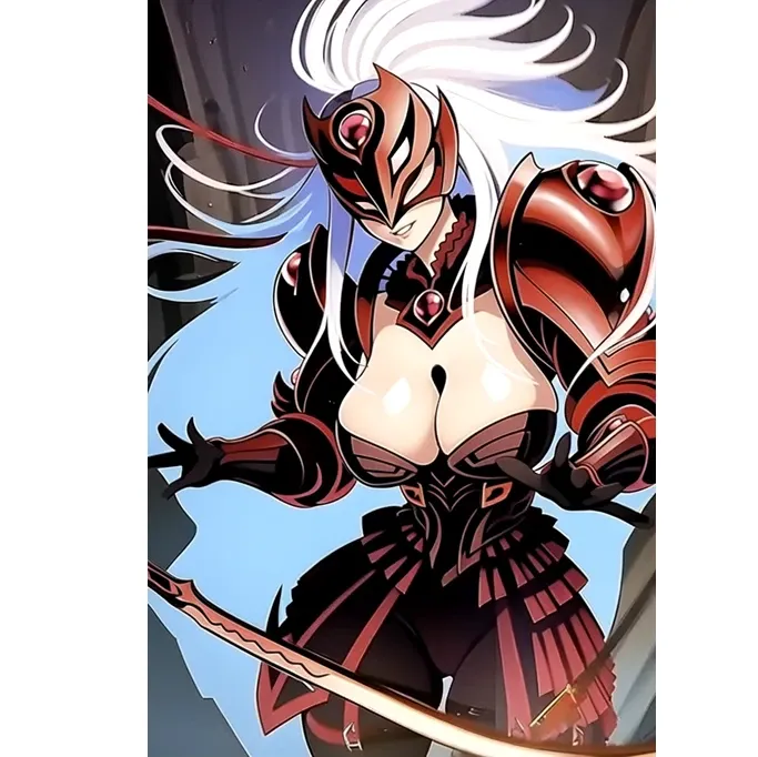 chaos hunter - yugioh card art character v1.0