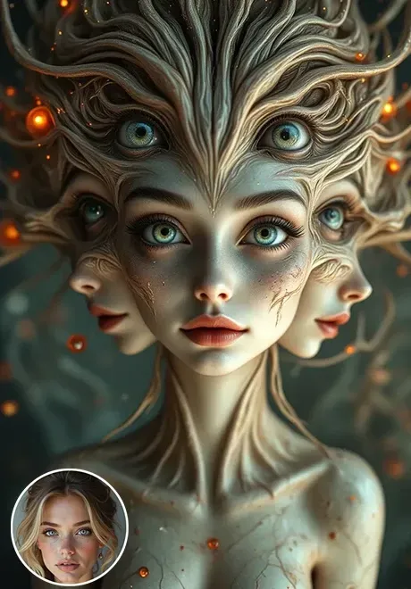 PolyOcular: ผสานใบหน้า, เพิ่มวิสัยทัศน์