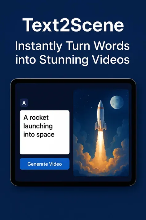 Text2Scene – Verwandeln Sie Wörter sofort in atemberaubende Videos