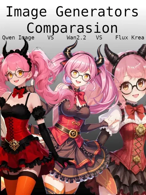  Görüntü Oluşturucuları Karşılaştırması ( Qwen Image vs Flux Krea vs Wan2.2 T2I) 