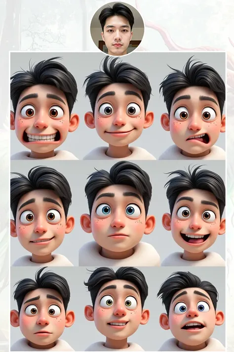 Collection d'emojis Pixar mignons