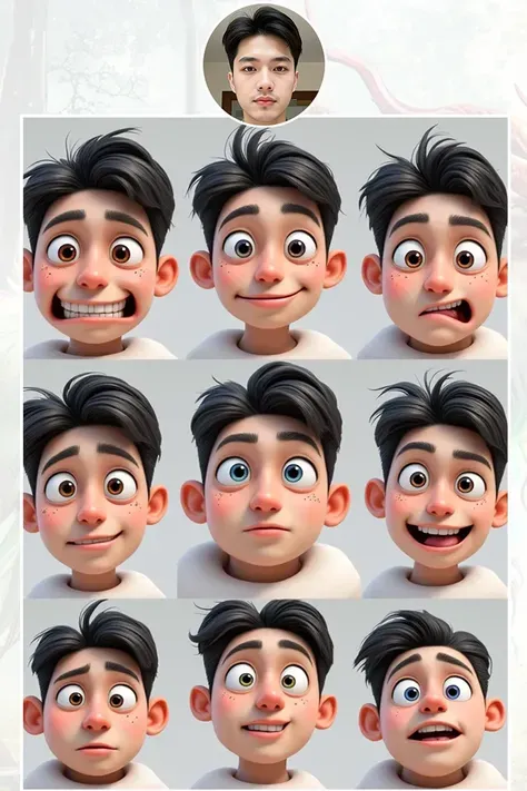 Süße Pixar-Emoji-Sammlung