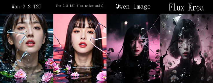 Qwen Image VS Flux Krea VS Wan2.2 T2I<br>What is the best? You can check for yourself!<br>This workflow gets you equipped with everything that you need to answer this questions.<br>Keep in mind that generation time and cost can be high, so using Workflow Version is recommended.<br><br>Workflow version: https://www.seaart.ai/workFlowDetail/d2et9ile878c73ah21t0