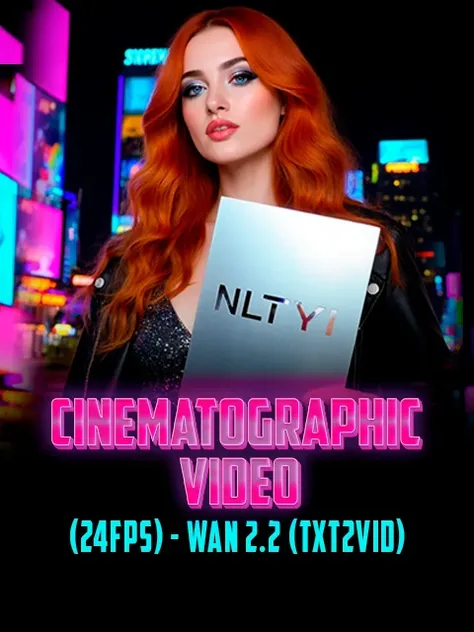 CINEMATOGRAPHIC VIDEO CREATION (24FPS) - WAN 2.2 (TXT2VID)