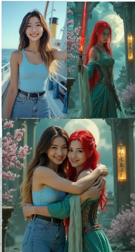 pini , 싸우거나 키스하기