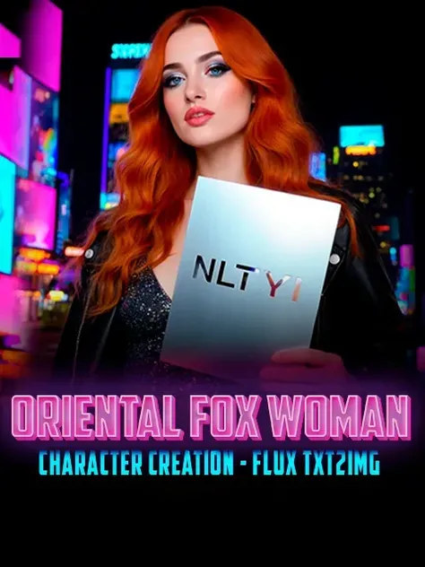 إنشاء شخصية المرأة الثعلب الشرقية - flux txt2img