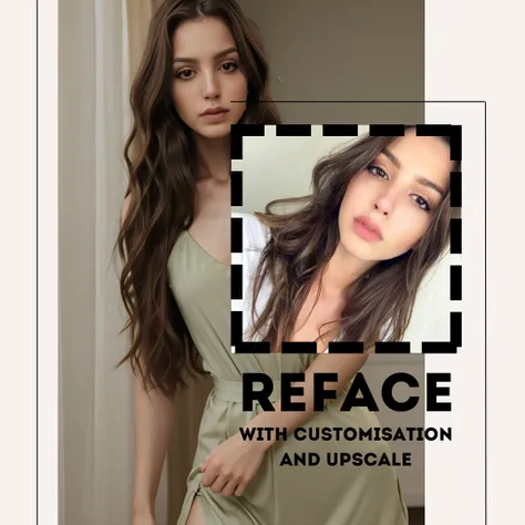 Reface [Upscale] + [volto da generare img]