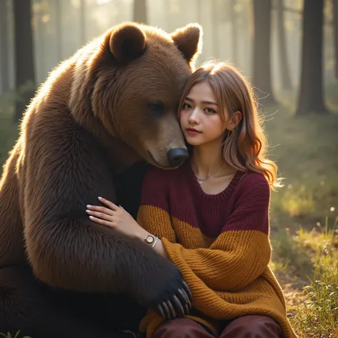 Ayı'nın kucağına gir