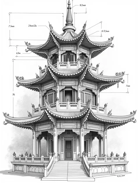 建筑设计线稿图 1.0