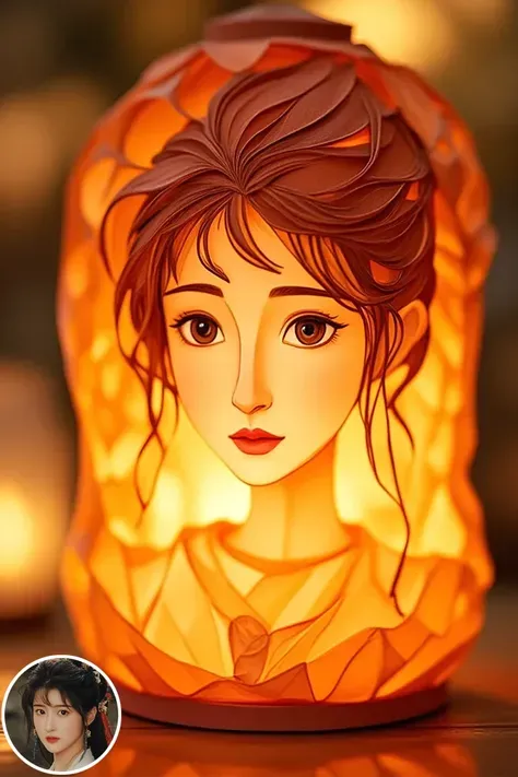 紙ランプの芸術