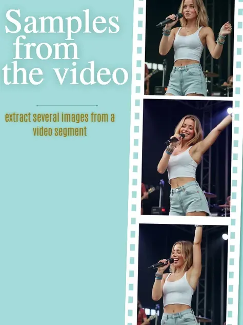 Samples from the Video