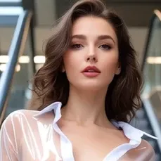 See-through Blouse [transparent] XL 01