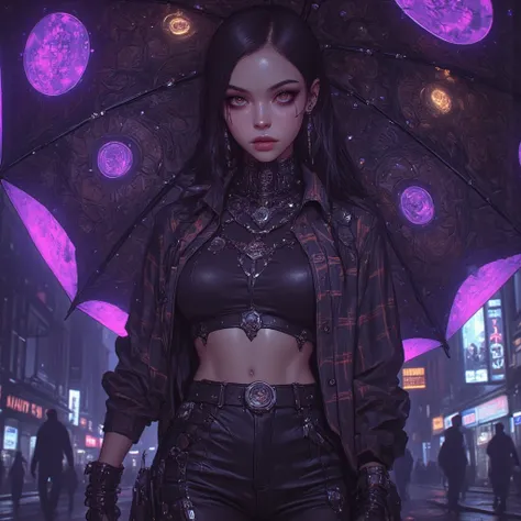 Cyberpunk Watercolor Neon