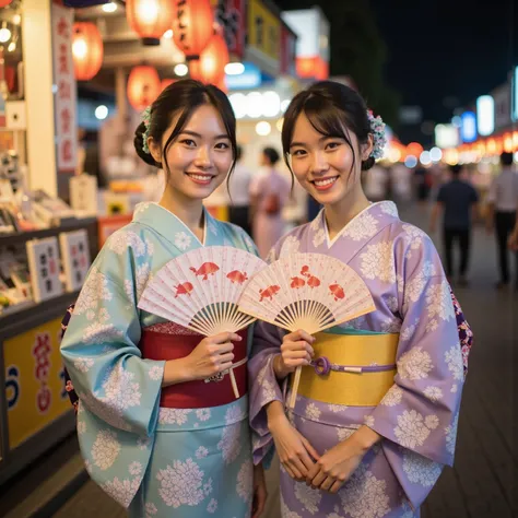 Two Japanese women in yukata　SDXL_rel_260420