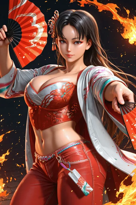 Shiranui Mai Outfit 3/不知火舞 官方皮肤3，Street Fighter 6/街头霸王6，- Artist Style illustrious XL_v1.0
