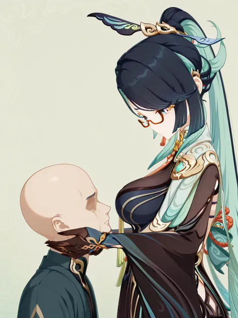 Akaza and Koyuki (猗窩座と恋雪) - Concept booru