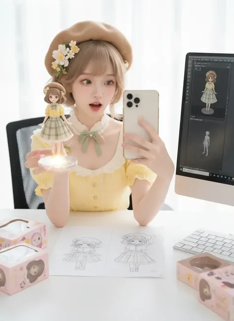 Take a photo with your action figure.