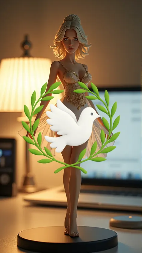 Desktop Miracle: The Figurine's Dance