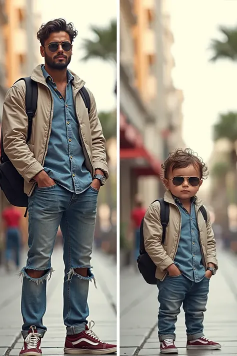 Diese Anwendung kann den hochgeladenen Charakter in ein Kind verwandeln, während die Kleidung beibehalten wird, Haltung, Hintergrund und Frisur unverändert. Sie müssen nur ein klares Bild des Charakters hochladen und auf Erstellen klicken.