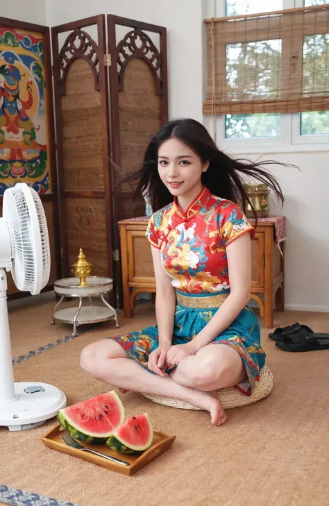 Ragazze thailandesi che si rinfrescano