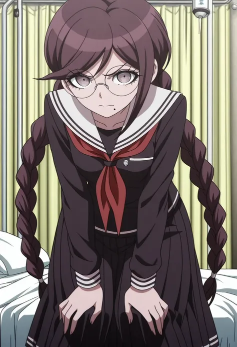 Touko Fukawa (腐川 冬子) - Danganronpa (ダンガンロンパ) Anime s1