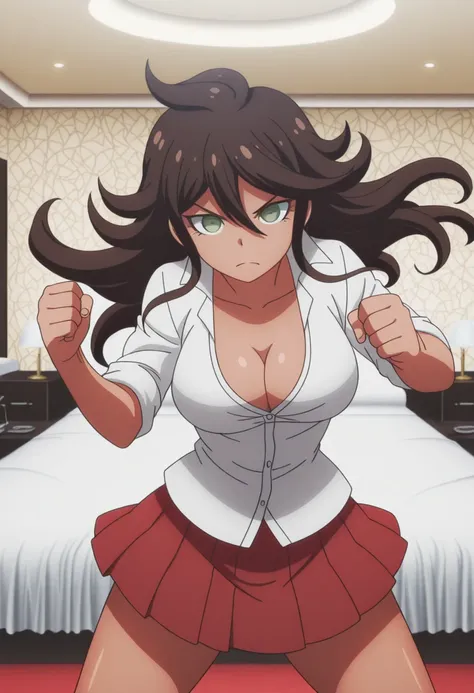 Akane Owari (終里 赤音) - Danganronpa (ダンガンロンパ) Anime s2
