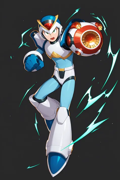 First Armor X (Megaman X) /洛克人X/ RockmanX，第一装甲X illustrious XL_v1.0