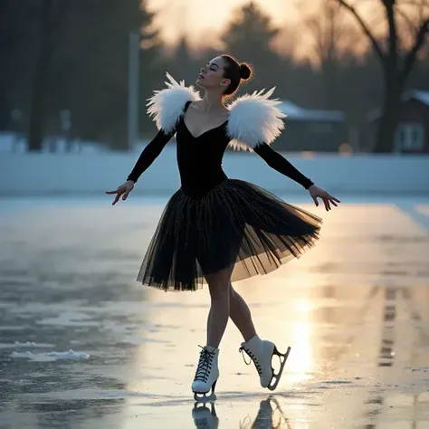 ロマンチックなイメージの中の優雅なアラベスク