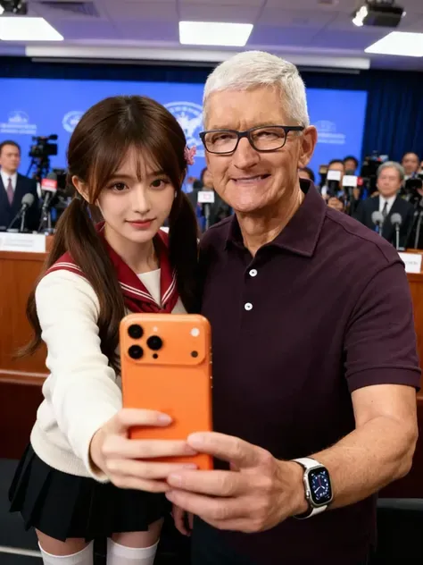 Ein Foto mit dem neuen Telefon machen