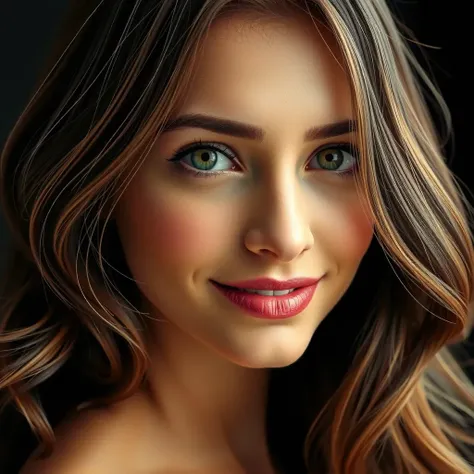 Реалистичный портрет в студии