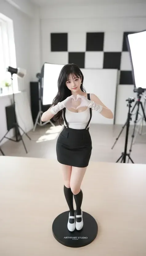 تمثال صغير أيدي القلب وضعية