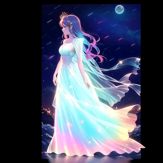 glowing woman style v1.0