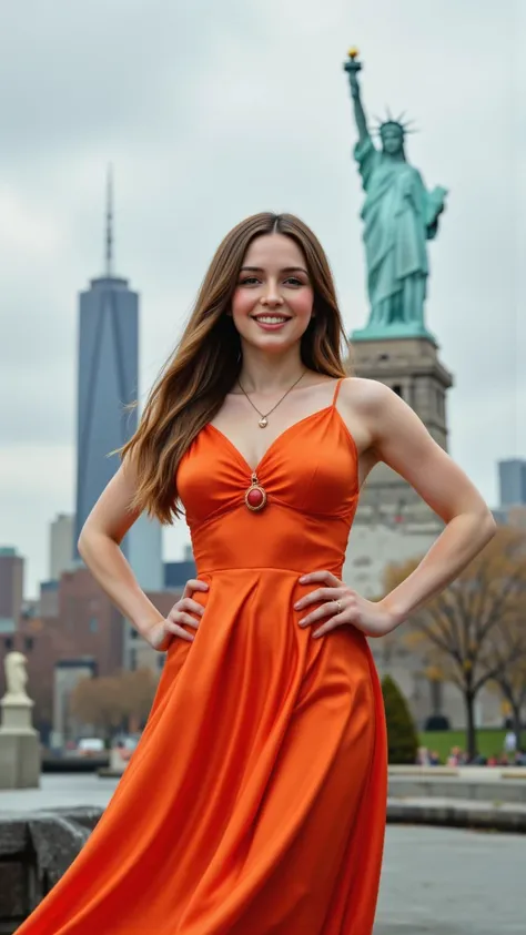 Statue of Liberty and the girl V1.0