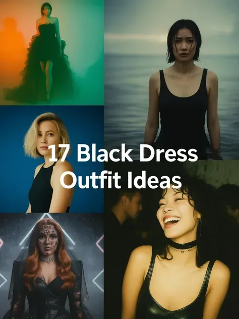 17 ideas de vestido negro