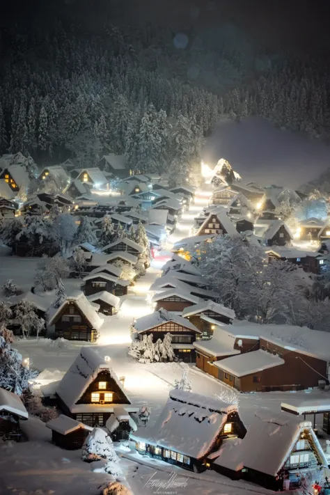 Snow Shirakawa-go